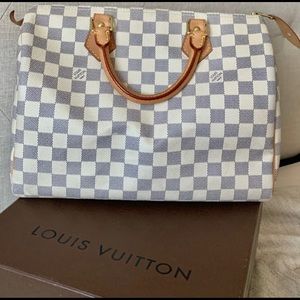 Louis Vuitton Speedy 30- Damier Azur